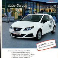 Seat Ibiza Cargo ( Österreich ) 2009/06 , 2 Seiten