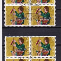 Schweiz MiNr. 1431 Pro Juventute Viererblock gest. einer zur Auswahl M€ 2,80 #1248pq
