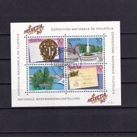 Schweiz Block 26 MiNr. 1427-1430 Geneve ´90 gestempelt M€ 7,00 #1248r