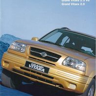 Suzuki Grand Vitara 2.5 V6 Grand Vitara 2.0 ( Österreich ) ca1999 , 16 Seiten