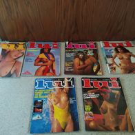 LUI Männermagazin Konvolut Jahrgang 1984