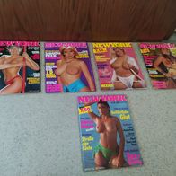 Newyork ----- Männermagazine Konvolut 1987 und 1988