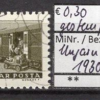 Ungarn 1963 Freimarken: Verkehrsmittel MiNr. 1930 A gestempelt