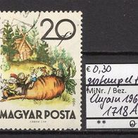 Ungarn 1960 Märchen (II) MiNr. 1718 A gestempelt