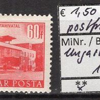 Ungarn 1953 Freimarken: Bauten des Fünfjahresplanes MiNr. 1311 postfrisch