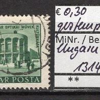 Ungarn 1953 Freimarken: Bauten des Fünfjahresplanes MiNr. 1314 gestempelt