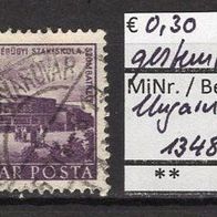 Ungarn 1953 Freimarken: Bauten des Fünfjahresplanes MiNr. 1348 gestempelt