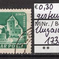 Ungarn 1961 Freimarken: Burgen und Schlösser MiNr. 1739 A gestempelt