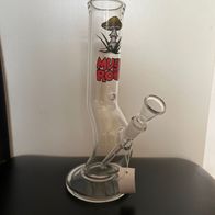 Kleine Bong Mushroom neu unbenutzt Wasserpfeife Glas