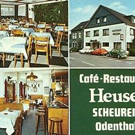 51519 Odenthal - Scheuren Café - Restaurant > Heuser < Klappkarte VW Käfer