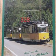Ansichtskarte, Postkarte, Überlandtram