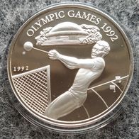 West Samoa - 10 Tala 1991 - Olympische Spiele 1992 - PP in Kapsel + Zertifikat