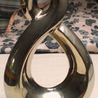 Dekoration Vase Keramik Silber 24,5cm Hoch