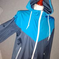 Fishbone Herren Marken Anorak Regen- Windjacke Gr.S blau