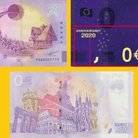0 Euro Schein Merry Christmas PEBD 2020-1 Anniversary Nr 4457