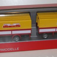 Herpa 308021 Ford Transconti Planen-Hängerzug - Autotransit ( S )
