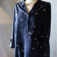 Cecil Damen Marken Schlupf- Bluse Gr. L 42/44 blau love
