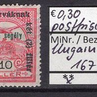 Ungarn 1915 Kriegshilfe (II) MiNr. 167 postfrisch