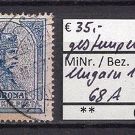 Ungarn 1901 Freimarken: Turul und König Franz Josef MiNr. 68 A gestempelt -1