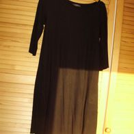 Aust Kleid schwarz 3/4 Arme leicht ausgestellt S