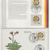 Ersttags-Sammelblatt BRD 20a/1981 Für die Wohlfahrtspflege 1981