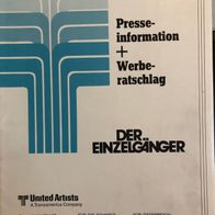 Der Einzelgänger - Filmprospekt/-broschüre, deutsch