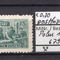 Polen 1950 Wiederaufbau von Warschau MiNr. 679 postfrisch