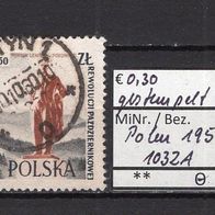 Polen 1957 40. Jahrestag der Oktoberrevolution MiNr. 1032 A gestempelt