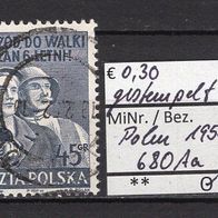 Polen 1951 Sechsjahresplan MiNr. 680 A a Vollstempel