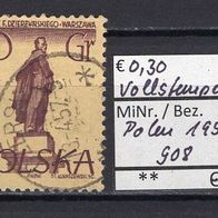 Polen 1955 Denkmäler in Warschau MiNr. 908 Vollstempel