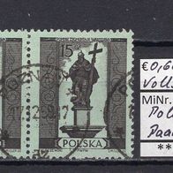 Polen 1955 Denkmäler in Warschau Paar MiNr. 909 Vollstempel