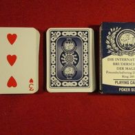 Spielkarten 52 Blatt Pokerformat Sonderdruck für IBM Ring 285 Deutschland