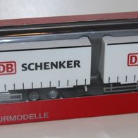 Herpa MB Actros 11 Wechsel-Planen-Hängerzug - DB Schenker