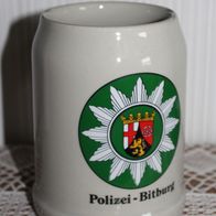 Schöner Bierkrug Polizei Bitburg