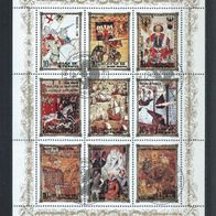 Korea Kleinbogen 1984 Könige des Mittelalters Vollstempel Ersttag