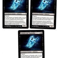 3x "Schatten der Eiseskälte", Common aus "Kälteeinbruch", ungespielt