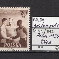 Polen 1955 2. Internationale Jugend-Sportfestspiele MiNr. 934 A gestempelt
