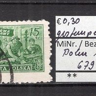 Polen 1950 Wiederaufbau von Warschau MiNr. 679 gestempelt -1