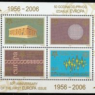 Serbien und Montenegro Michel Block 59 A Postfrisch * * - 50 Jahre Europamarken