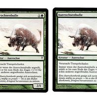 2x "Auerochsenbulle", Common aus "Kälteeinbruch", ungespielt