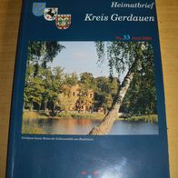 Buch: Heimatbrief Kreis Gerdauen Nr. 33 Juni 2004