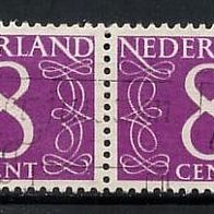 Niederlande Mi. Nr. 691 A.Y.x. 2-fach waagerecht / Ziffern o <