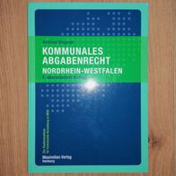 Kommunales Abgabenrecht Nordrhein-Westfalen Andreas Wagner