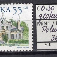 Polen 1998 Freimarken: Polnische Gutshöfe MiNr. 3695 gestempelt