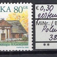 Polen 2000 Freimarken: Polnische Gutshöfe MiNr. 3821 gestempelt -1