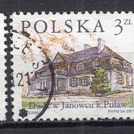 Polen 2001 Freimarken: Polnische Gutshöfe MiNr. 3881 - 3882 gestempelt -1