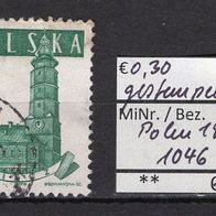 Polen 1958 Freimarken: Alte Rathäuser MiNr. 1046 A gestempelt