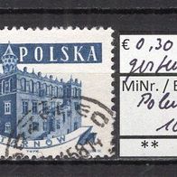 Polen 1958 Freimarken: Alte Rathäuser MiNr. 1048 A gestempelt -2