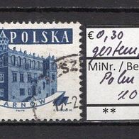 Polen 1958 Freimarken: Alte Rathäuser MiNr. 1048 A gestempelt -3