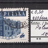 Polen 1958 Freimarken: Alte Rathäuser MiNr. 1048 A gestempelt -5